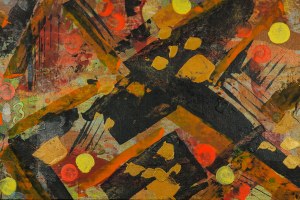 JAN ASTNER, Synesthetic Garden Black 09, 2018, 75 x 50 cm