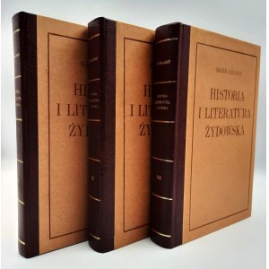 Bałaban Majer - Historia i literatura Żydowska - T. I-III - komplet