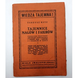 Kutz Tadeusz - Tajemnice Magów i Fakirów - Biała [1920]