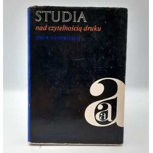 Zachrisson B. - Studia nad czytelnością druku- Warszawa 1970
