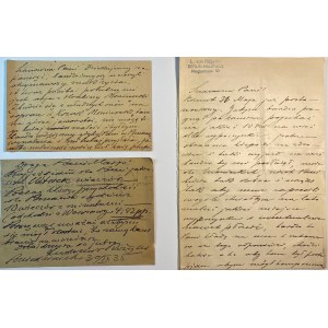 Ludomir Różycki(1883-1953)-Letter and two postcards