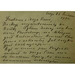 Drei Briefe und eine Postkarte von Izabela Boznańska(1868-1934)