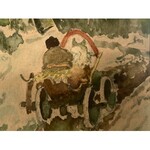 Nieustalony malarz, ''Zima we wsi''