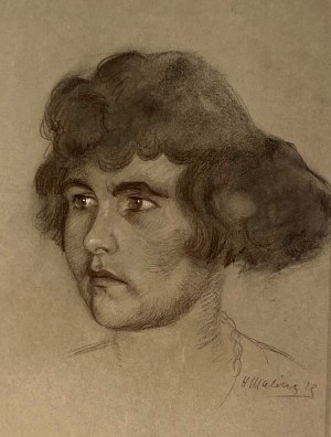 Hieronim Malina(1891-1948), ''Portret kobiety''
