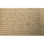 Feliks Nowowiejski(1877-1946)- 2 listy i 1 telegram