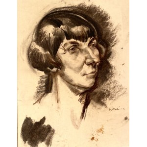Hieronim Malina(1891-1948),''Portret kobiety''