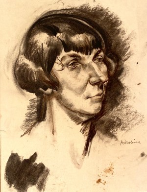 Hieronim Malina(1891-1948),''Portret kobiety''