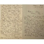 Five letters from the Nowowiejski family