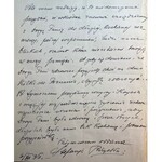 Satz von 2 Briefen von Stefania Różycki und Ludomir Różycki
