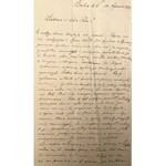 Set - Brief von Feliks Nowowiejski, Karte von Jerzy Radziwiłł, Foto von Kazimierz Szmyt