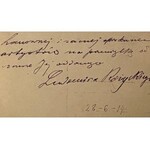 A set of letter and postcard from Feliks Nowowiejski and a photograph of Ludomir Różycki