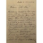 Feliks Nowowiejski(1877-1946)- 2 listy i 1 karta pocztowa