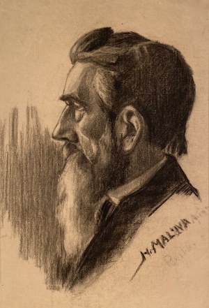 Hieronim Malina, ''Portret brodatego mężczyzny''