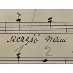 Partitur der Oper WERBUM NOBILE von St. Moniuszko