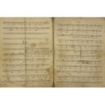 Partitur der Oper WERBUM NOBILE von St. Moniuszko