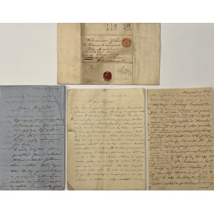 Set of 4 letters to Kasper Kramarkiewicz