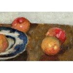 Alfons KARPIŃSKI (1875-1961), Martwa natura z czerwonymi winogronami