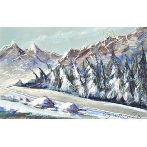 Wiktor ZIN (1925-2007), Polskie Tatry (1989)