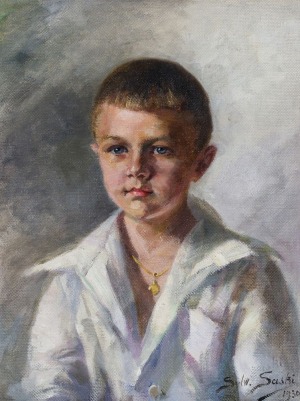 Sylweriusz SASKI, PORTRET CHŁOPCA, 1930