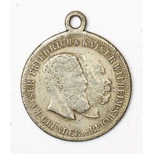 MEDAL Z TRZEMA CESARZAMI NIEMIECKIMI, po 1888