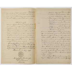 DWA WYPISY Z ARCHIWUM POZNAŃSKIEGO, 8.05.1895