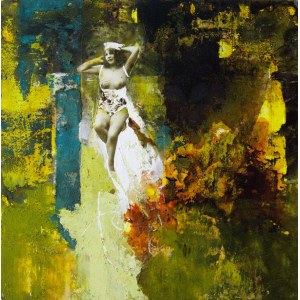 Renata SZYSZLAK, Woman behind the curtain, 2021.