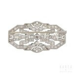 An Art Déco diamond brooch, France, 1930s