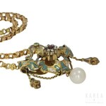 A Victorian/Biedermeier necklace, late 19th century