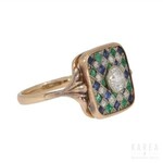 An Art Déco ring, 1930s-40s