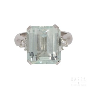 An aquamarine ring, Italy, 21st century