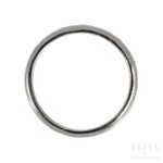 Obrączka „half-eternity ring”, współczesna