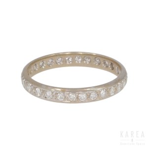 A half eternity ring, contemporary