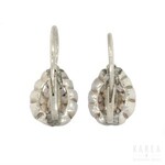 A pair of diamond earrings, 19th century