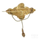 A Victorian/Biedermeier brooch, 19th century