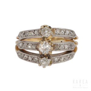 A diamond ring, 20th century