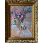 Michał BORUCIŃSKI (1885 -1976), Bukiet kwiatów w wazonie