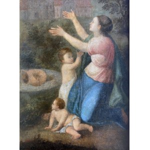 Józef PASZKIEWICZ (1780-1844), Scena alegoryczna z matką i dziećmi przy studni, 1817