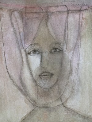 Janina PĘCHERSKA-SZCZEPSKA (1917-1990), Portret, 1977