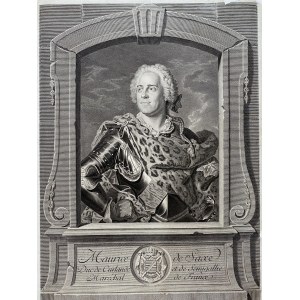 Johann Georg WILLE (1715-1808), Graf Maurice von Sachsen