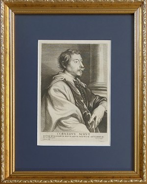 Lucas VORSTERMAN (1595-1675) wg Anthony van Dyck (1599-1641), Cornelius Schut (malarz flamandzki)