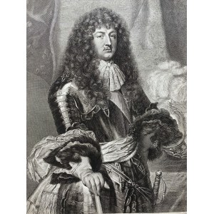 Nicolas PITAU (1632–1671) wg Claude Lefèbvre (1632–1675), Luis XIV (król Ludwik XIV)