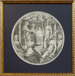 Francesco VILLAMENA (1565-1624), Minerwa i Cnoty