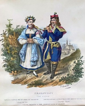 Jan LEWICKI (1795-1871), Krakowiacy - ubiór świąteczny