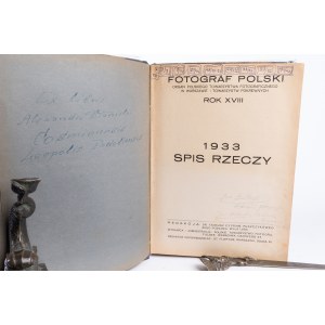 Fotograf Polski, Miesięcznik Ilustrowany, Rok XVIII (1933)