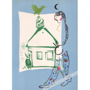 Marc Chagall (1887-1985) - [grafika, 1960] La Maison De Mon Village [Nasz Dom W Mojej Wiosce]