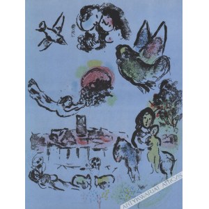 Marc Chagall (1887-1985) - [grafika, 1963] Nocturne At Vence