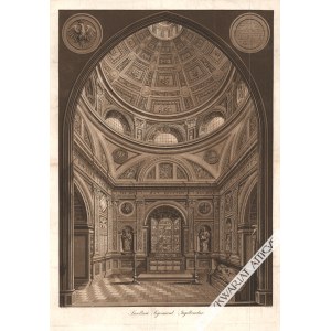 F. Dietrich ryt., M. Stachowicz rys. - [rycina, 1825] [Wnętrze Kaplicy Zygmuntowskiej Przy Katedrze Na Wawelu]