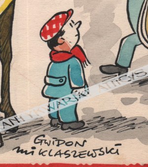 Gwidon Miklaszewski - [Rysunek, Ok. 1980] Wiosna W Zoo!