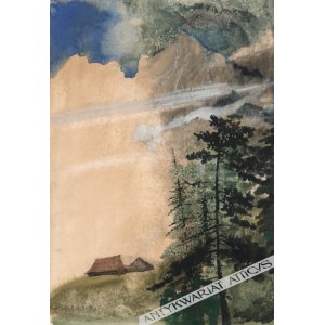 Bożena Truchanowska (geboren 1929) - [Zeichnung, 1970er-Jahre-Die] [Berglandschaft].