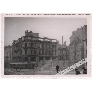 [Fotografie, 1940] Zestaw 7 Fotografii Zniszczonej Warszawy
